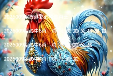2026009期香港彩必中四肖王