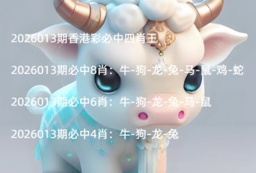 2026013期香港彩必中四肖王