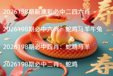 2026198期新澳彩必中二四六肖