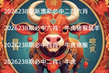 2026238期新澳彩必中二四六肖